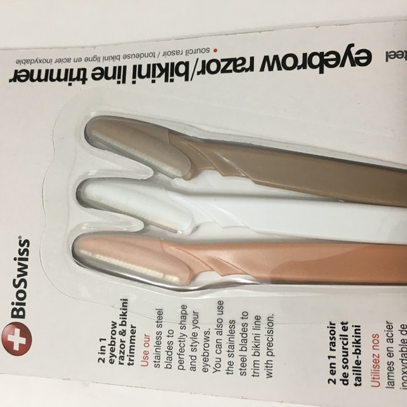 Two (2) Packs BioSwiss Eyebrow/Bikini Razors - Picture 5 of 8